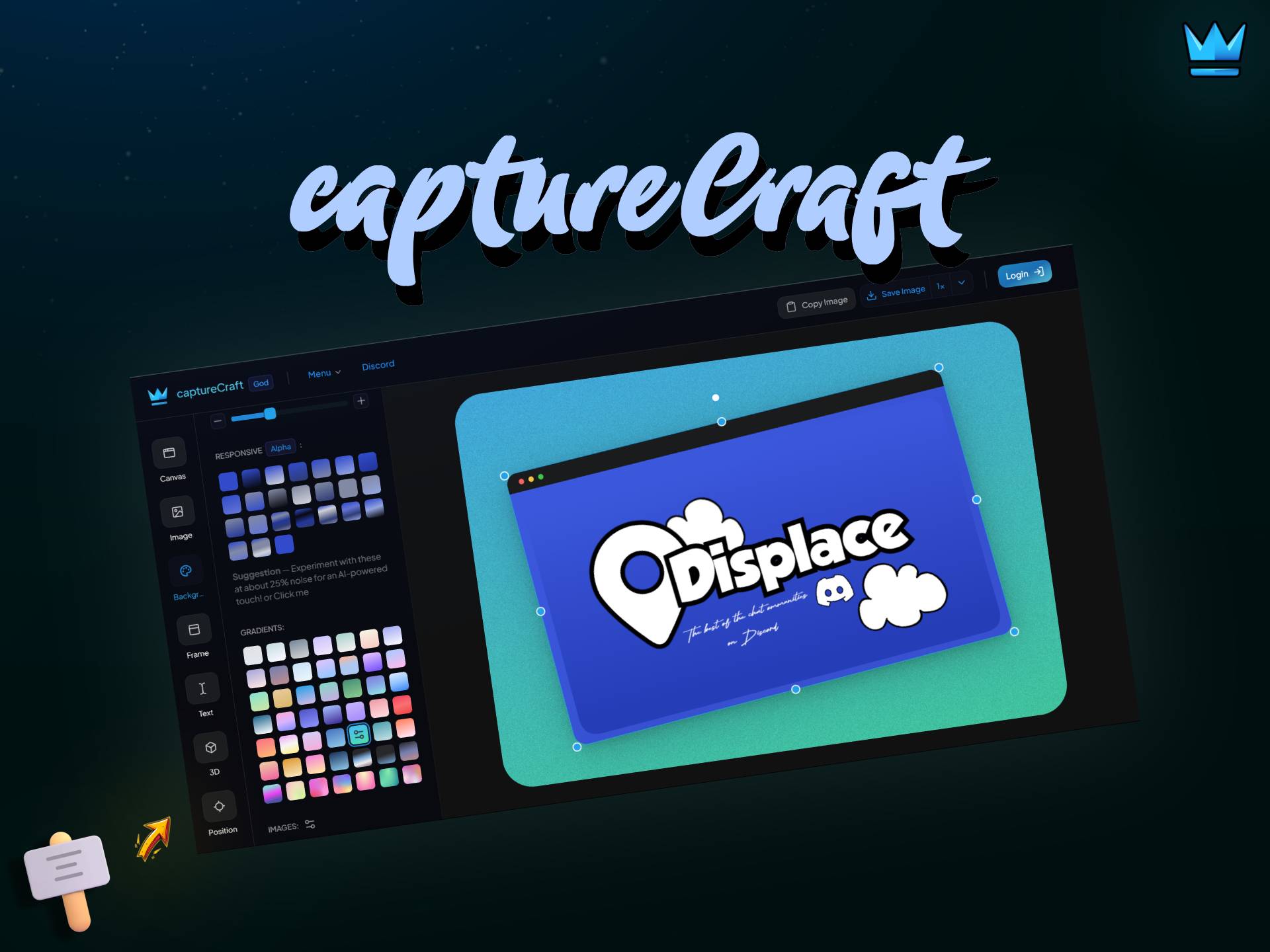 Capture Craft CaptureCraft - Beautiful Screenshot & Mockup Generator